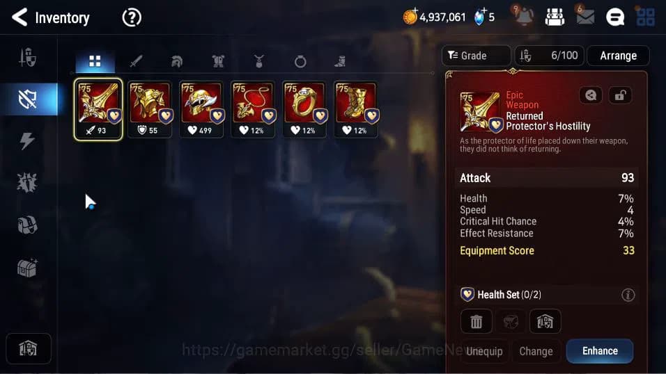 Epic Seven Accounts Global Unverif|Starter|2 ML (Designer Lilibet,Sage image 11