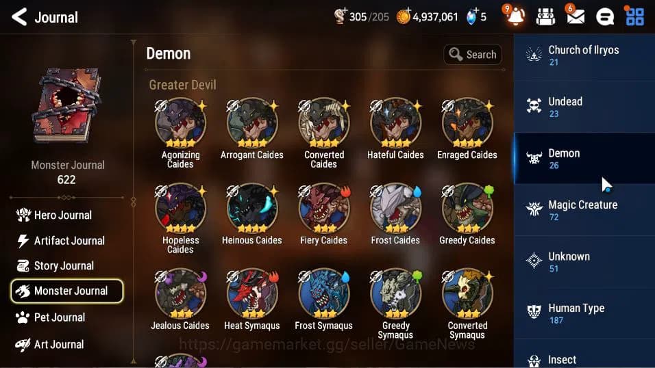 Epic Seven Accounts Global Unverif|Starter|2 ML (Designer Lilibet,Sage image 19