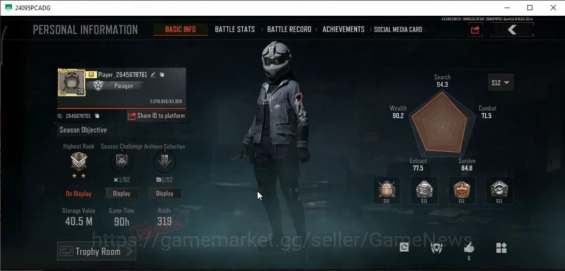 Arena Breakout Accounts MOBILE Lv30|SV 40,5M|CV 33M|Hazard AEK,QS AKS74U,G image 10