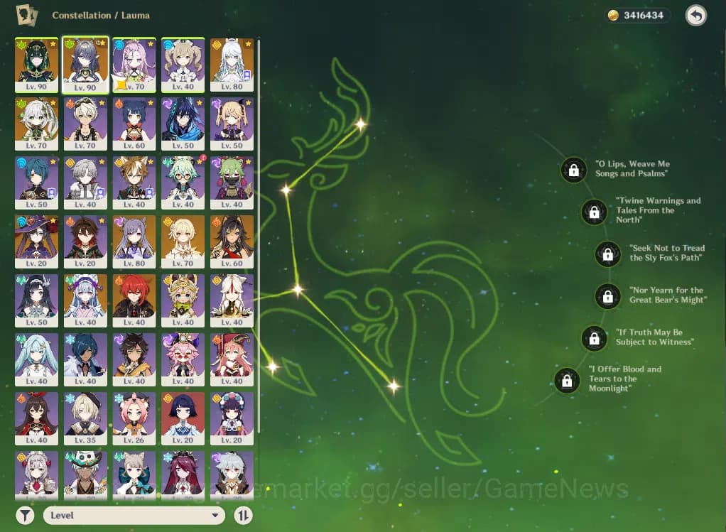 Genshin Impact Accounts ASIA|AR55|4Limited+2(*5Weapon)|Nefer,Lauma,Nahida, image 15
