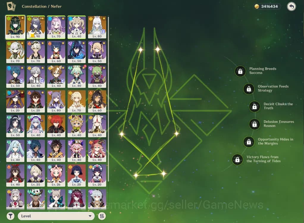 Genshin Impact Accounts ASIA|AR55|4Limited+2(*5Weapon)|Nefer,Lauma,Nahida, image 16