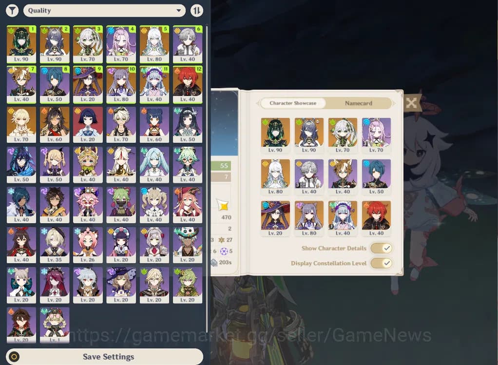 Genshin Impact Accounts ASIA|AR55|4Limited+2(*5Weapon)|Nefer,Lauma,Nahida, image 17
