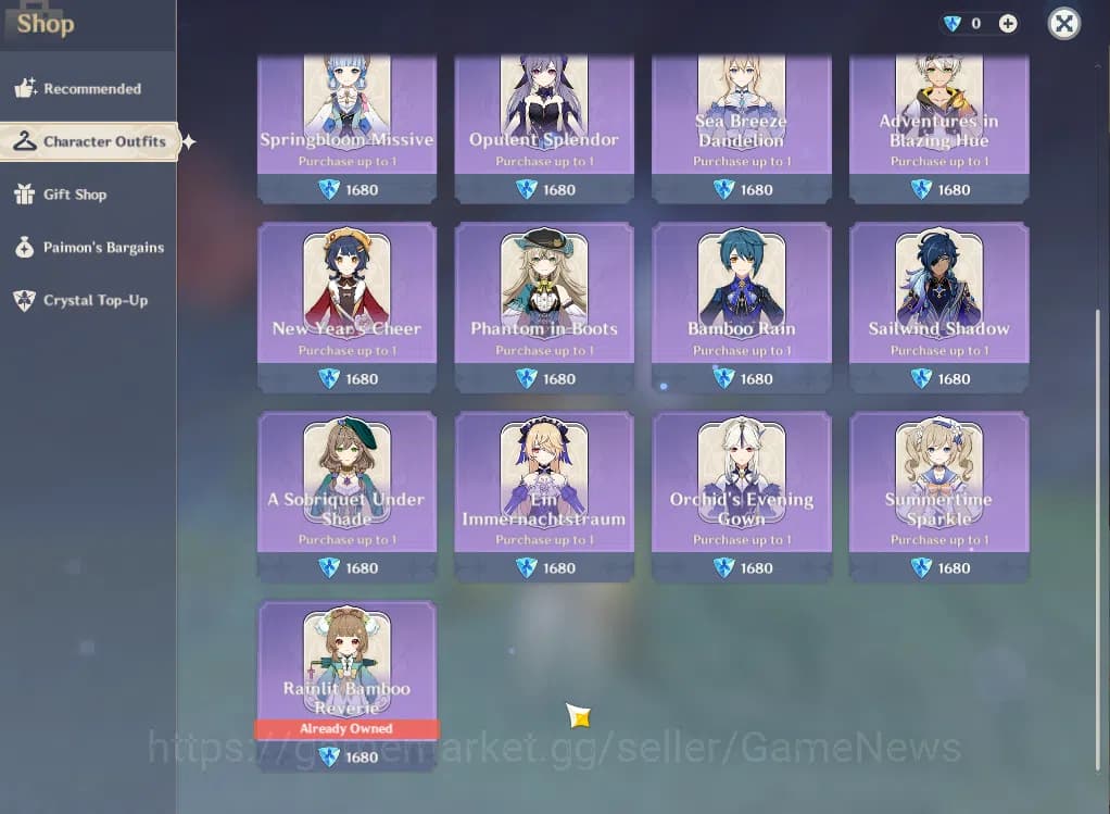 Genshin Impact Accounts ASIA|AR55|4Limited+2(*5Weapon)|Nefer,Lauma,Nahida, image 2