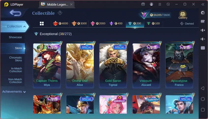 Mobile Legends: Bang Bang Accounts GLOBAL|Hero 101|Skin 209|Nexus Thamuz,ASP Layla,Pr image 10