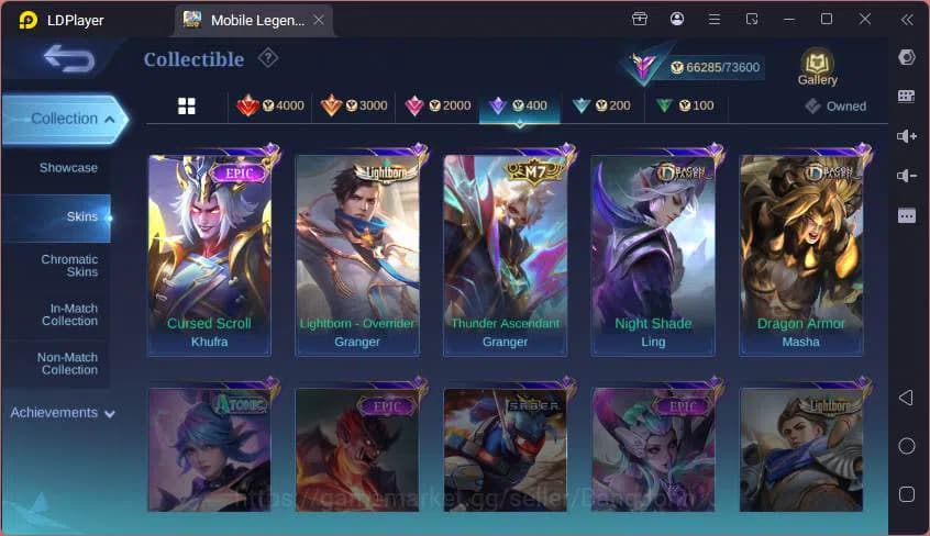 Mobile Legends: Bang Bang Accounts GLOBAL|Hero 101|Skin 209|Nexus Thamuz,ASP Layla,Pr image 11