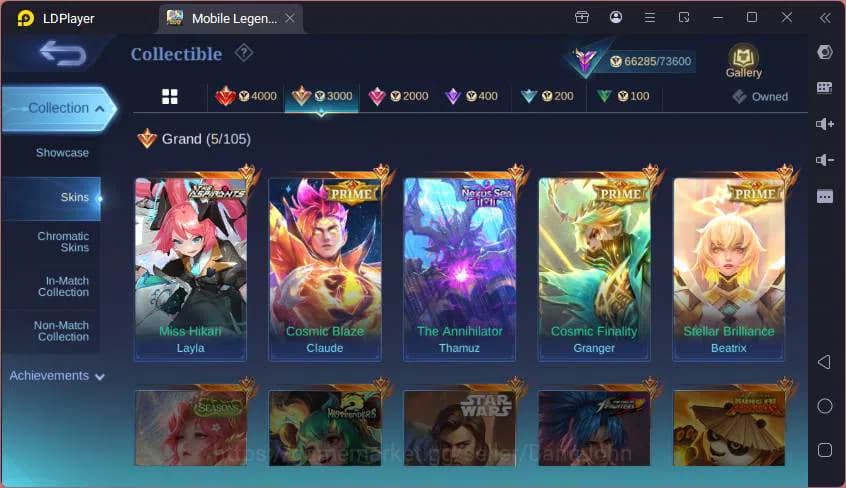 Mobile Legends: Bang Bang Accounts GLOBAL|Hero 101|Skin 209|Nexus Thamuz,ASP Layla,Pr image 18