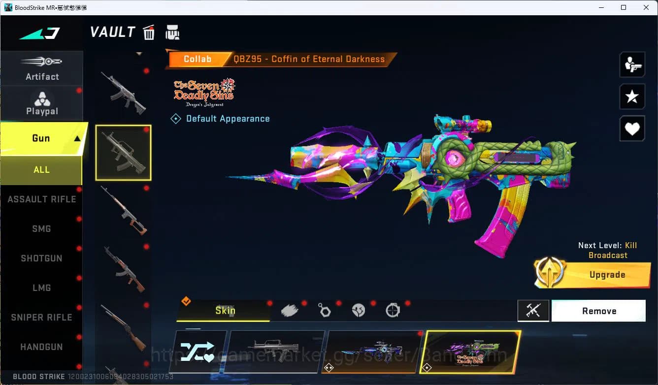 Blood Strike Accounts ASIA|ETERNAL=VOLT|COLLAB=AK47,SCAR,MCX,KAR98K,QBZ9 image 10