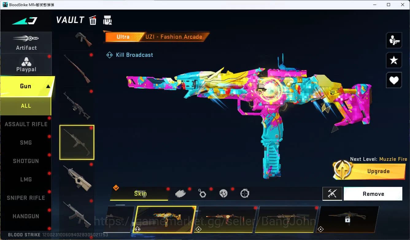 Blood Strike Accounts ASIA|ETERNAL=VOLT|COLLAB=AK47,SCAR,MCX,KAR98K,QBZ9 image 12