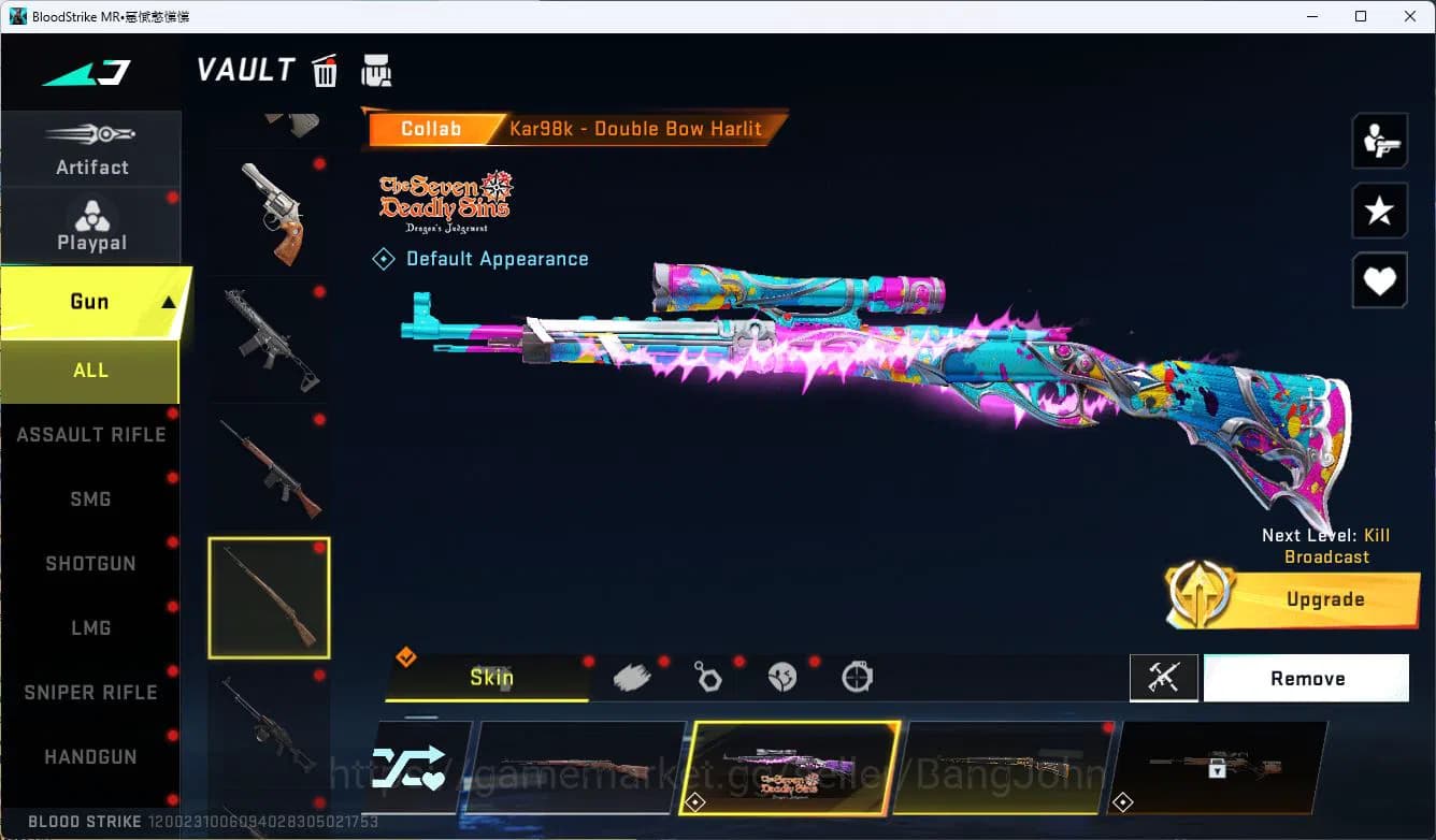 Blood Strike Accounts ASIA|ETERNAL=VOLT|COLLAB=AK47,SCAR,MCX,KAR98K,QBZ9 image 13