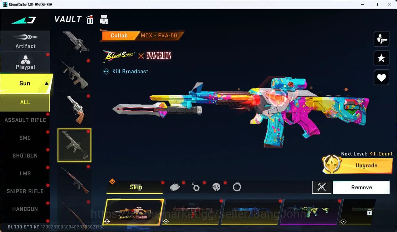 Blood Strike Accounts ASIA|ETERNAL=VOLT|COLLAB=AK47,SCAR,MCX,KAR98K,QBZ9 image 15