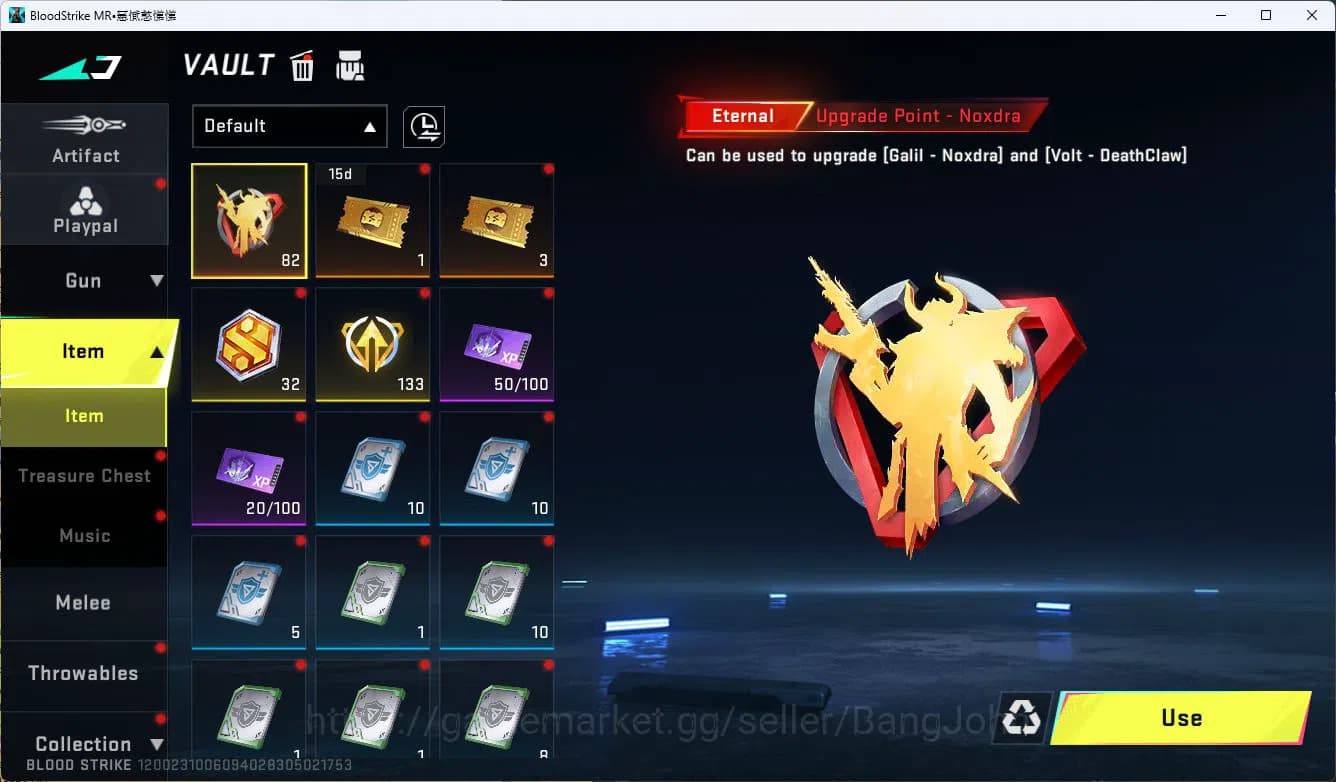 Blood Strike Accounts ASIA|ETERNAL=VOLT|COLLAB=AK47,SCAR,MCX,KAR98K,QBZ9 image 6