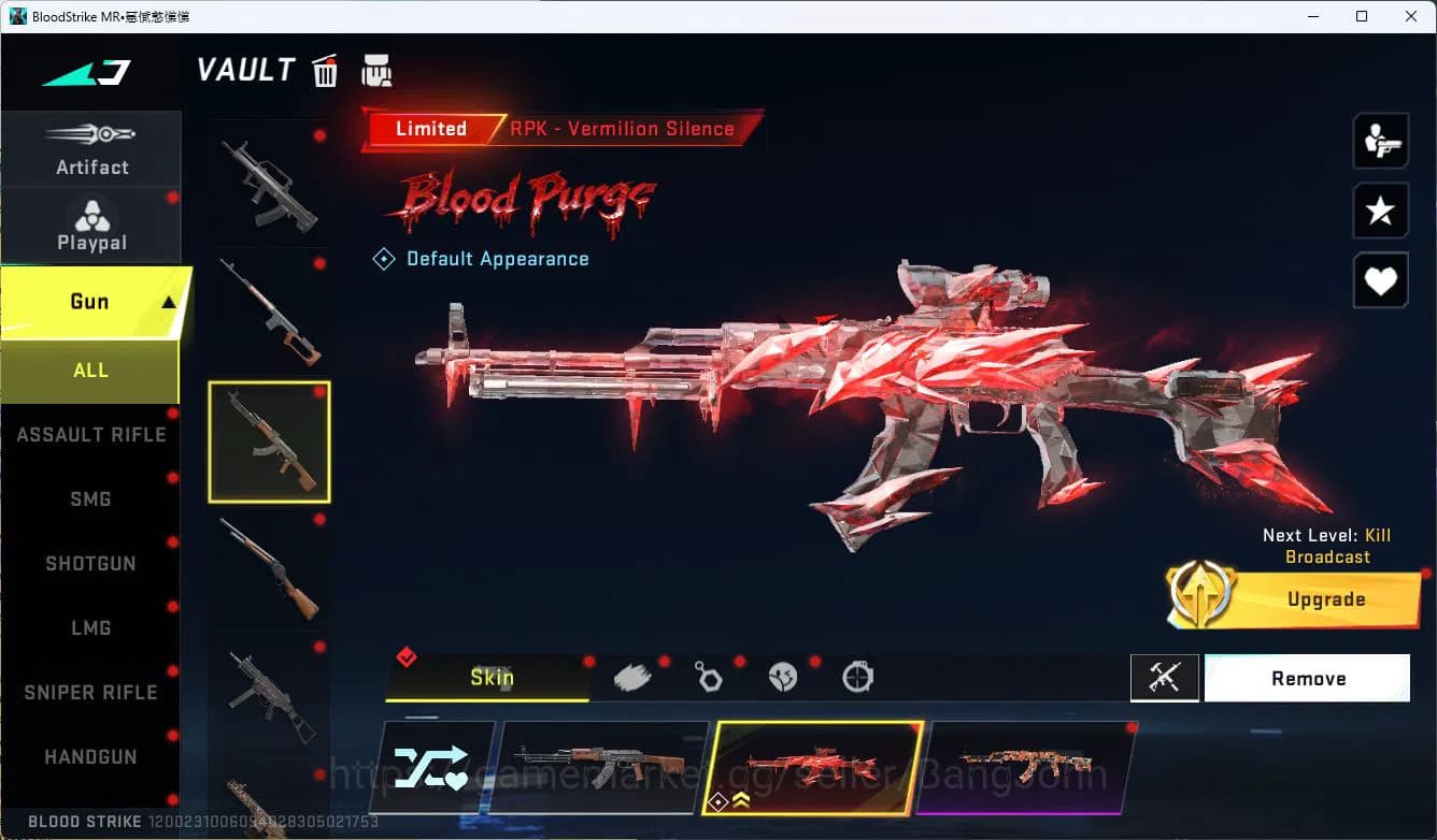 Blood Strike Accounts ASIA|ETERNAL=VOLT|COLLAB=AK47,SCAR,MCX,KAR98K,QBZ9 image 9