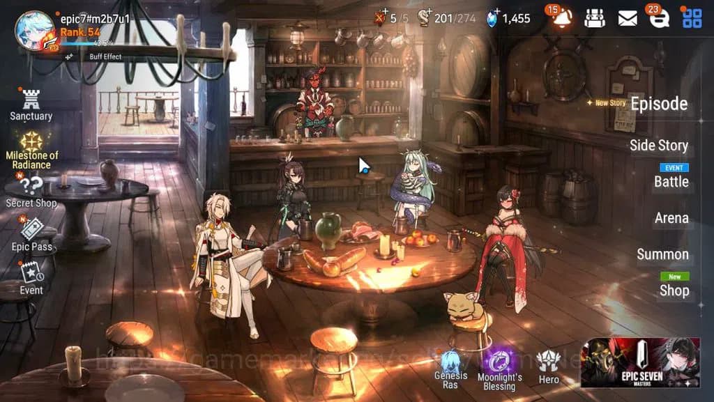 Epic Seven Accounts GLOBAL Unverif|NewEra|6 ML(Salome,C Lilias,SK Shar image 1