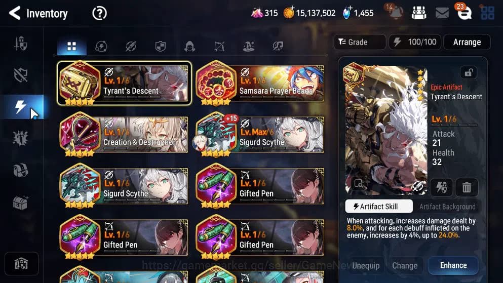 Epic Seven Accounts GLOBAL Unverif|NewEra|6 ML(Salome,C Lilias,SK Shar image 12
