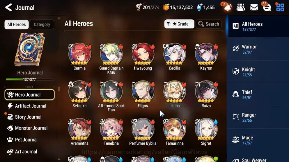 Epic Seven Accounts GLOBAL Unverif|NewEra|6 ML(Salome,C Lilias,SK Shar image 18