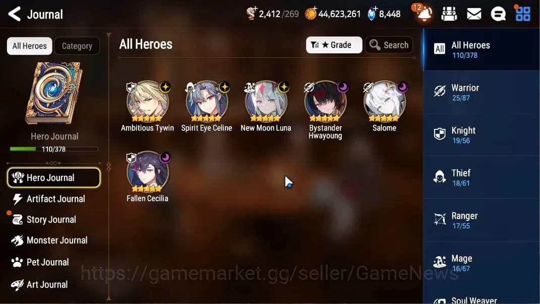 Epic Seven Accounts GLOBAL Unverif|NewEra|6 ML(Salome,NM Luna,BHwayoun image 4