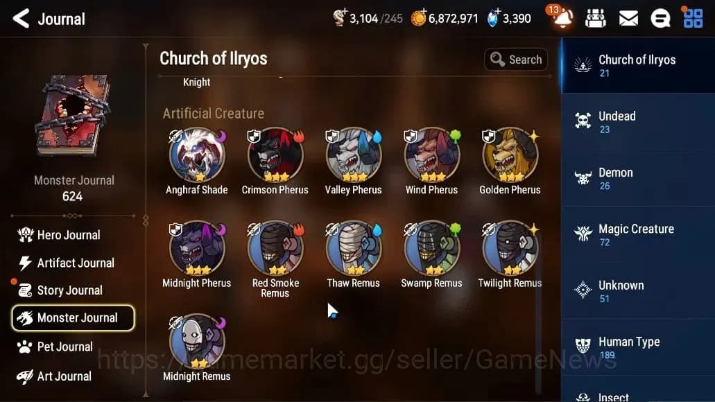 Epic Seven Accounts GLOBAL UNVERIF|4 ML(BArunka,DB Senya,Arcdem Shadow image 10