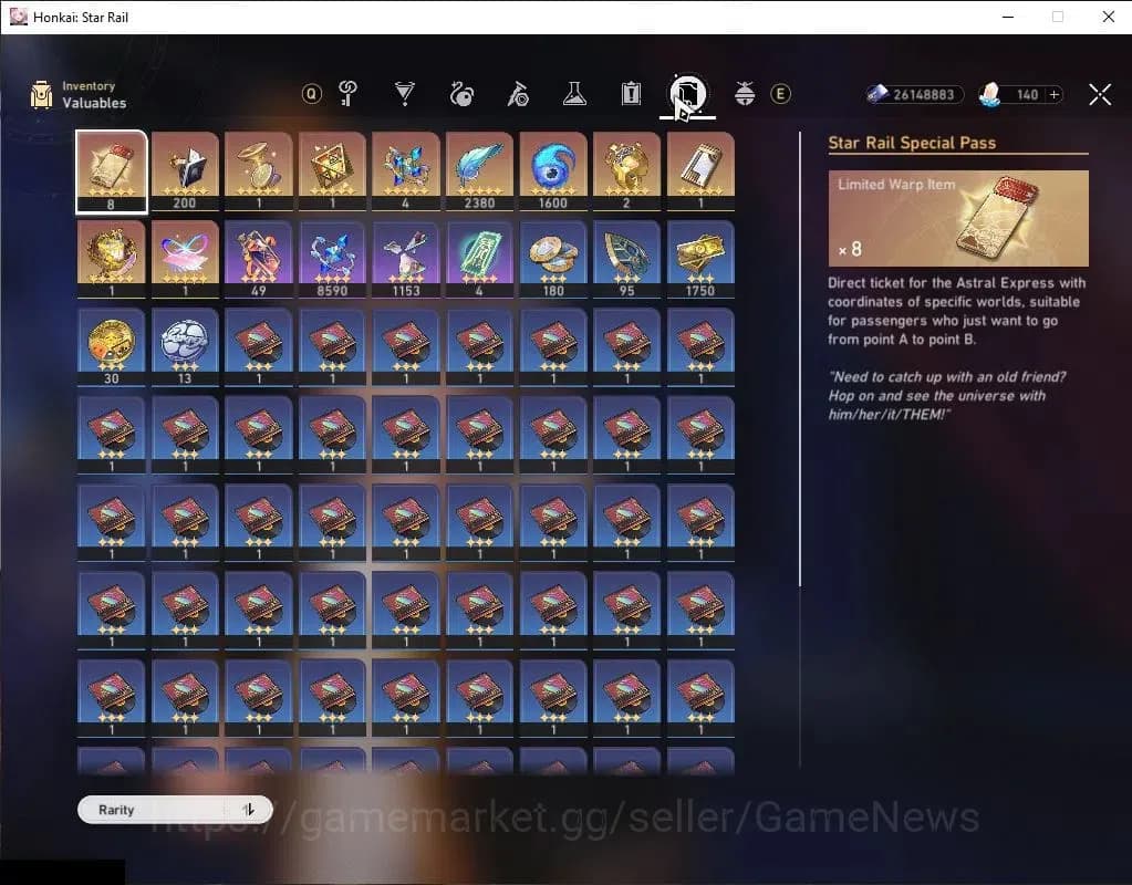 Honkai Star Rail Accounts Asia|TL 70|Casto Prem Team+3 Sign|15 Limited|[SW 9 image 11