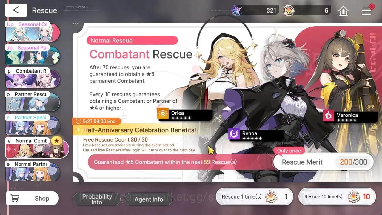 Chaos Zero Nightmare Accounts GLOBAL Lv53|8 SSR[Heidemarie,Diana,Nine,Cizuru,Ver image 15