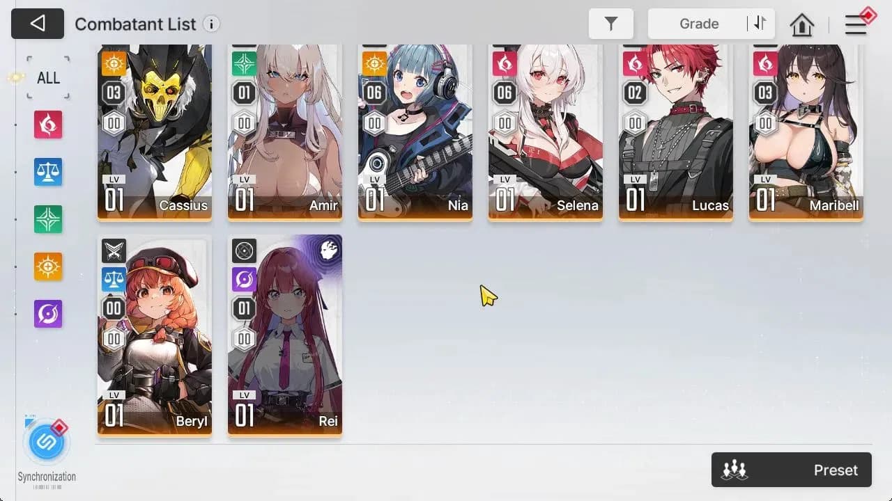 Chaos Zero Nightmare Accounts GLOBAL Lv53|8 SSR[Heidemarie,Diana,Nine,Cizuru,Ver image 5