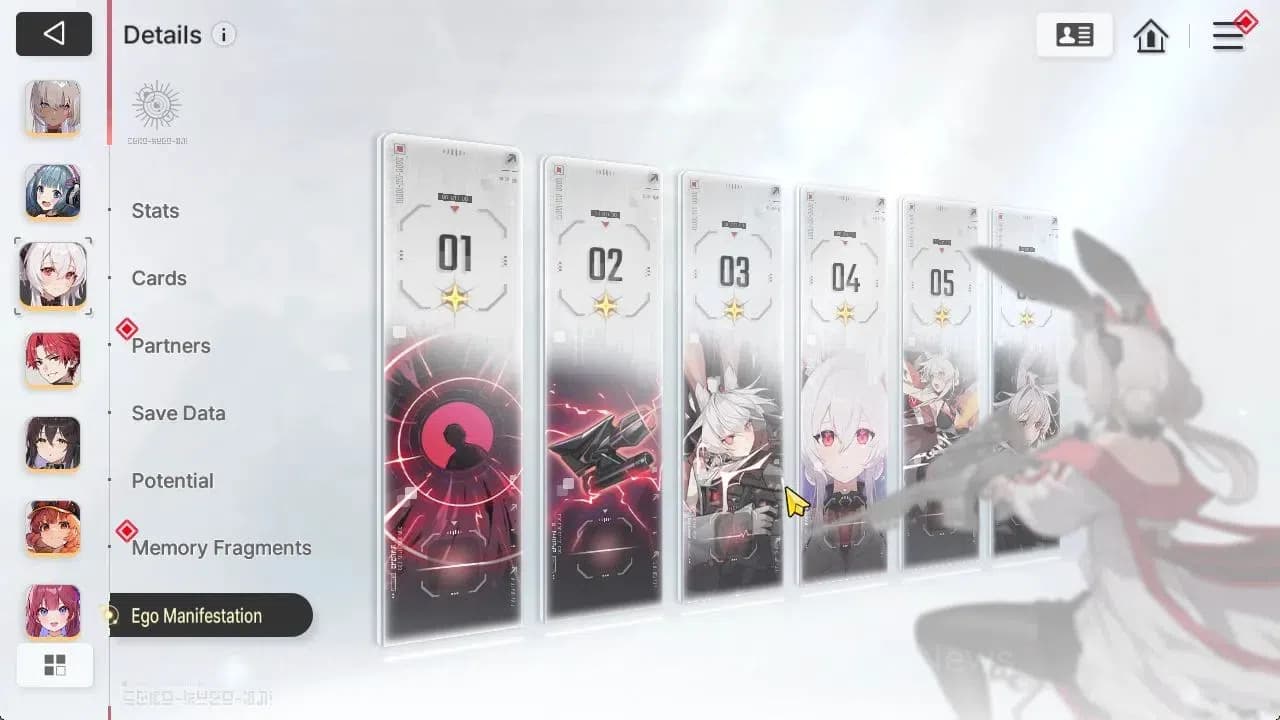 Chaos Zero Nightmare Accounts GLOBAL Lv53|8 SSR[Heidemarie,Diana,Nine,Cizuru,Ver image 9