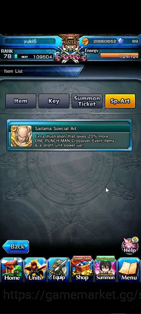 Grand Summoners Accounts Global|Rank 78|1 sp art+20 Ascend+14 TW|[Chloe,Isl image 13