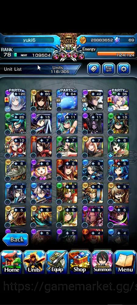 Grand Summoners Accounts Global|Rank 78|1 sp art+20 Ascend+14 TW|[Chloe,Isl image 20