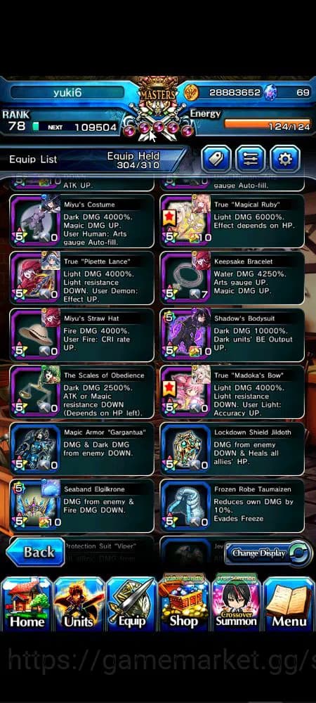 Grand Summoners Accounts Global|Rank 78|1 sp art+20 Ascend+14 TW|[Chloe,Isl image 5