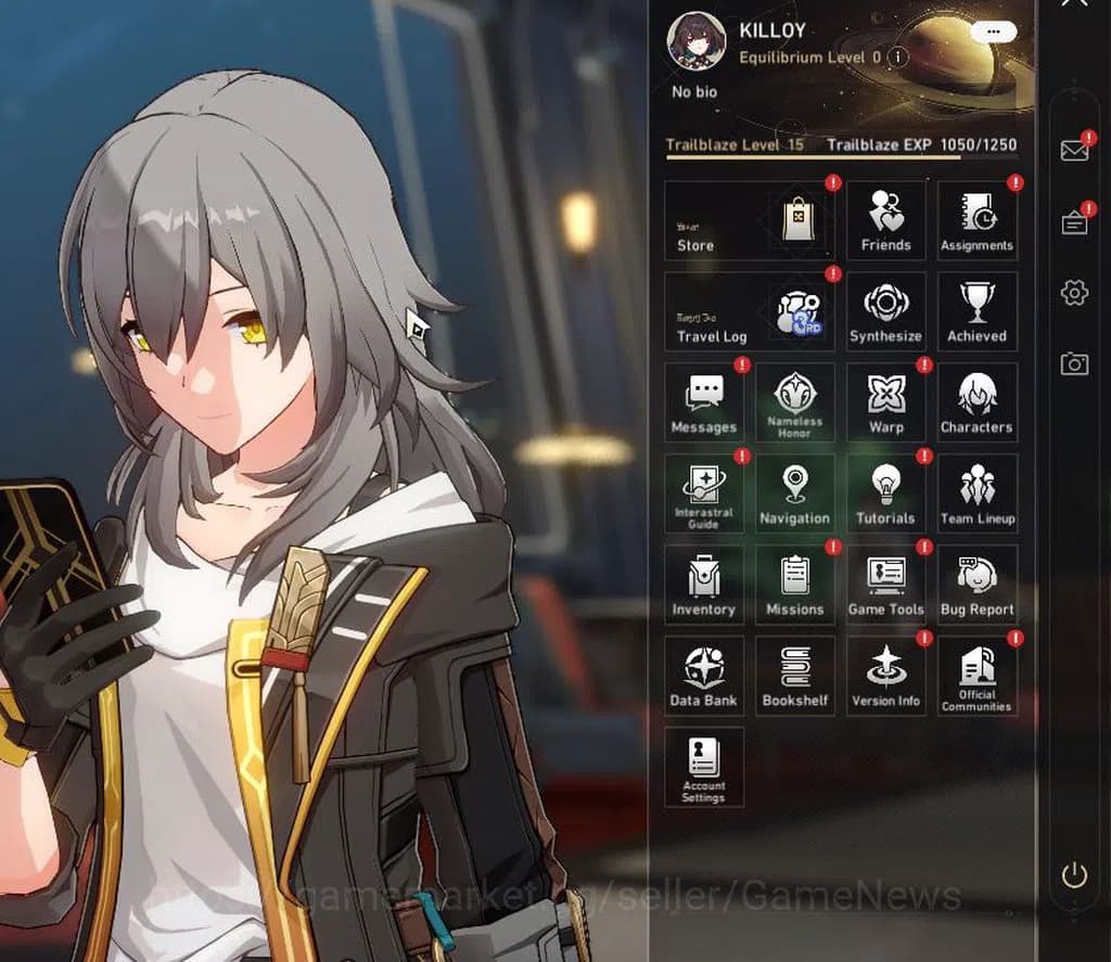 Honkai Star Rail Accounts ASIA|TL 15|1 Golden Companion Spirit|3 Limited|Spa image 1