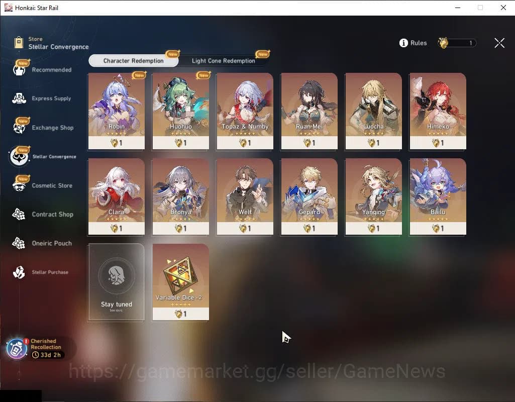 Honkai Star Rail Accounts ASIA|TL 15|1 Golden Companion Spirit|3 Limited|Spa image 3