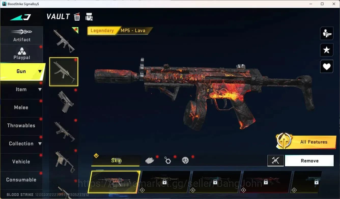 Blood Strike Accounts ASIA | 3 7DS GUN: KAG-6,Kar98k,QBZ95|7DS EMMA|2 Li image 6