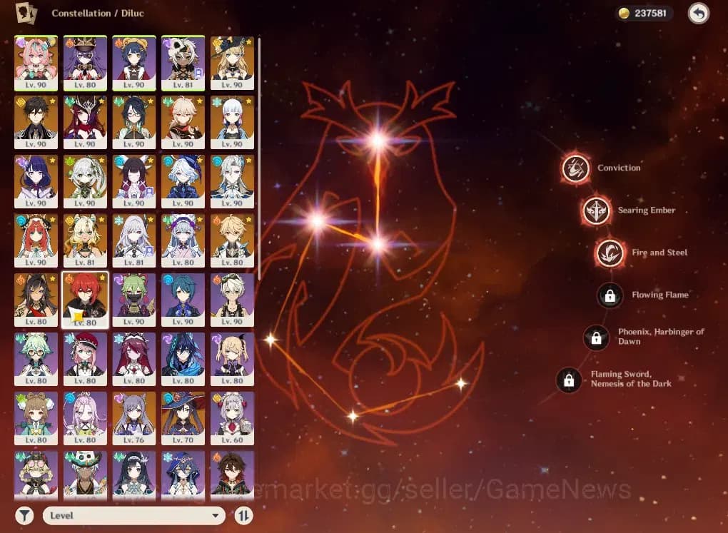 Genshin Impact Accounts ASIA|AR59|PreamTeam Neuvilete,Varesa|15Limit+7(*5W image 5