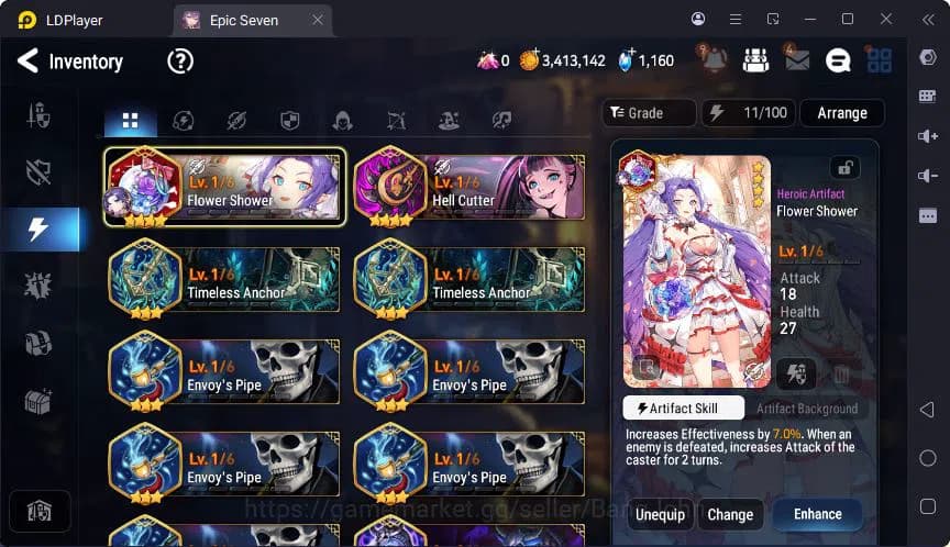 Epic Seven Accounts Global Unverif | 1 ML | (Tieria,vildred,Verinika,T image 9