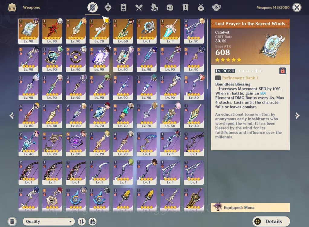 Genshin Impact Accounts ASIA|AR59|PreamTeam Skrik,Neuvillette|11Limited+7( image 11