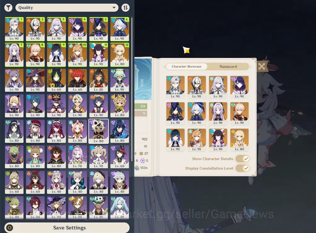 Genshin Impact Accounts ASIA|AR59|PreamTeam Skrik,Neuvillette|11Limited+7( image 2