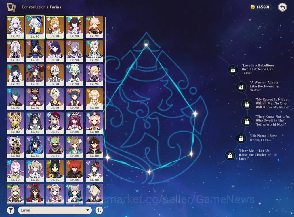 Genshin Impact Accounts ASIA|AR59|PreamTeam Skrik,Neuvillette|11Limited+7( image 4