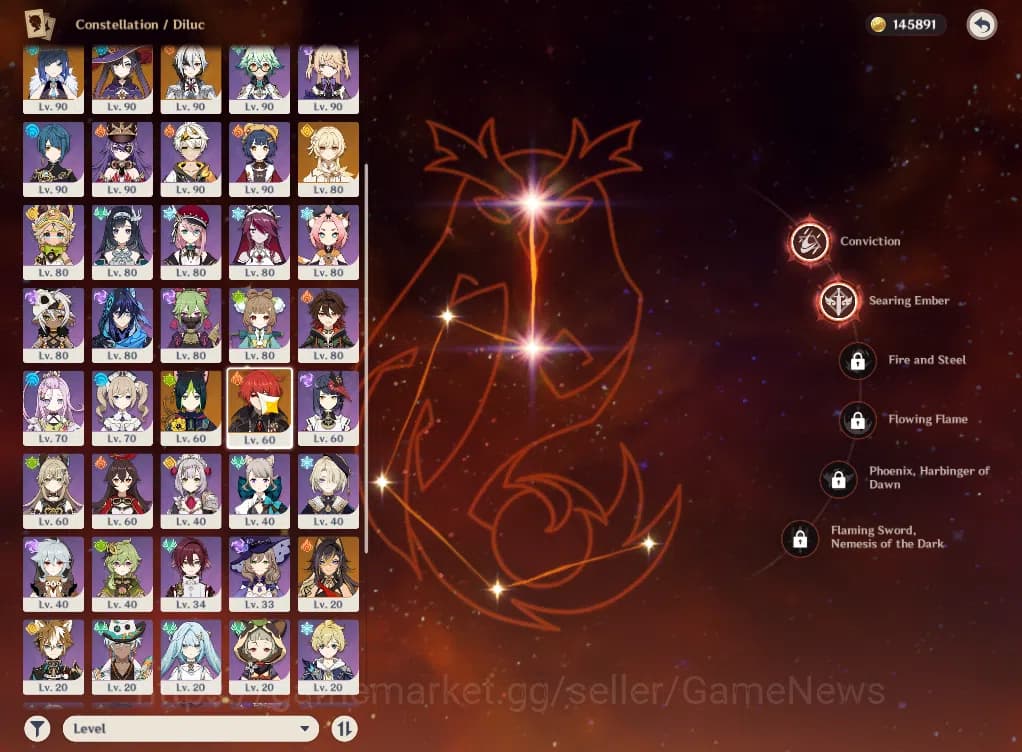 Genshin Impact Accounts ASIA|AR59|PreamTeam Skrik,Neuvillette|11Limited+7( image 9