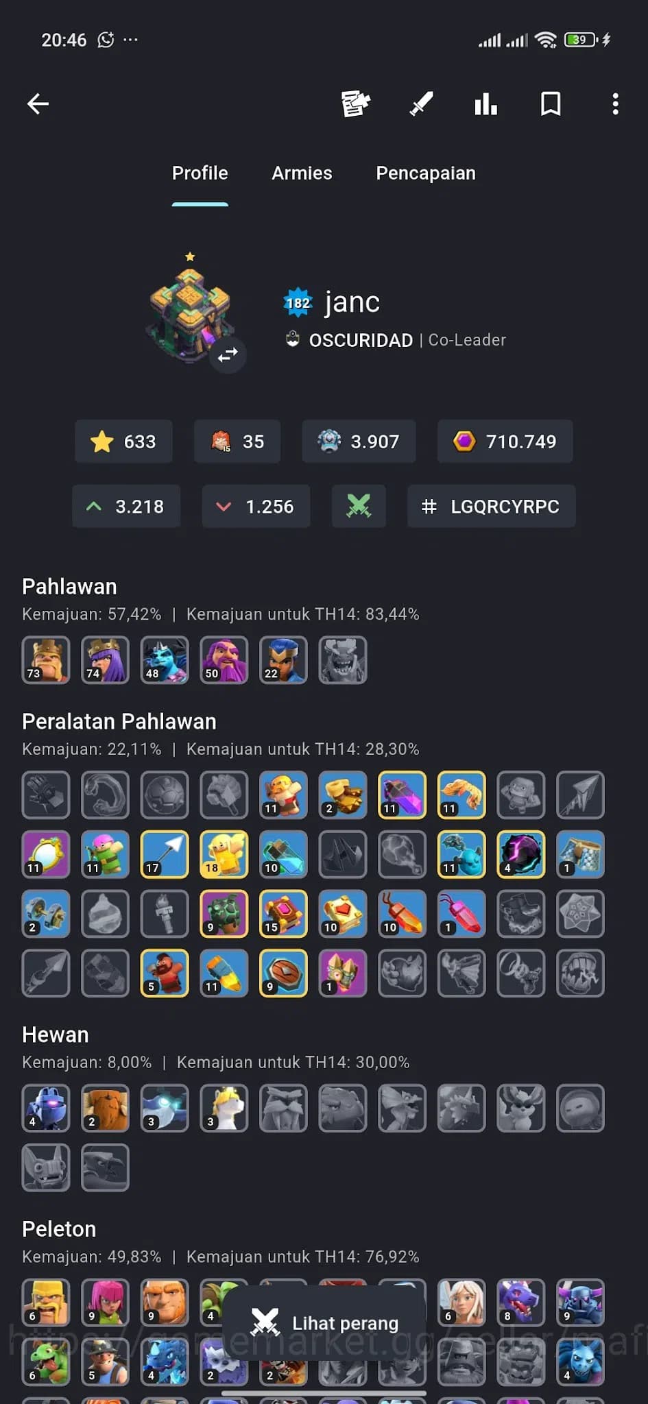 Clash of Clans Accounts TH13: Minion Prince Lv48 (5th Hero) MaxEq: RageV11 image 19
