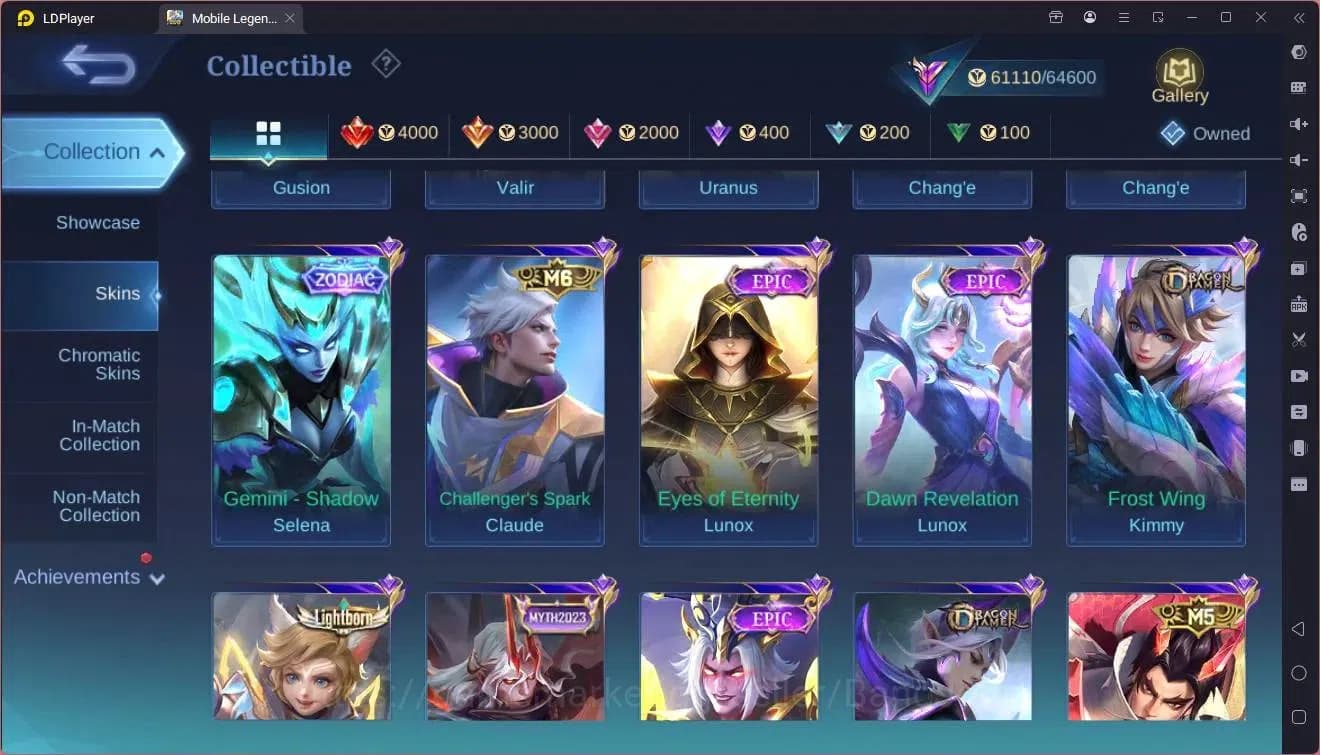 Mobile Legends: Bang Bang Accounts Global|Hero 121|Skin 239|Renowned|Prime Claude|Asp image 11
