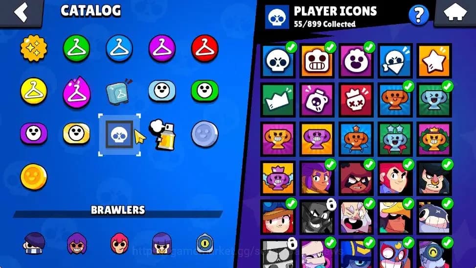 Brawl Stars Accounts 1290 Trophy|15K Bling 148 Gem|23 Brawler 2 Max Lvl image 14