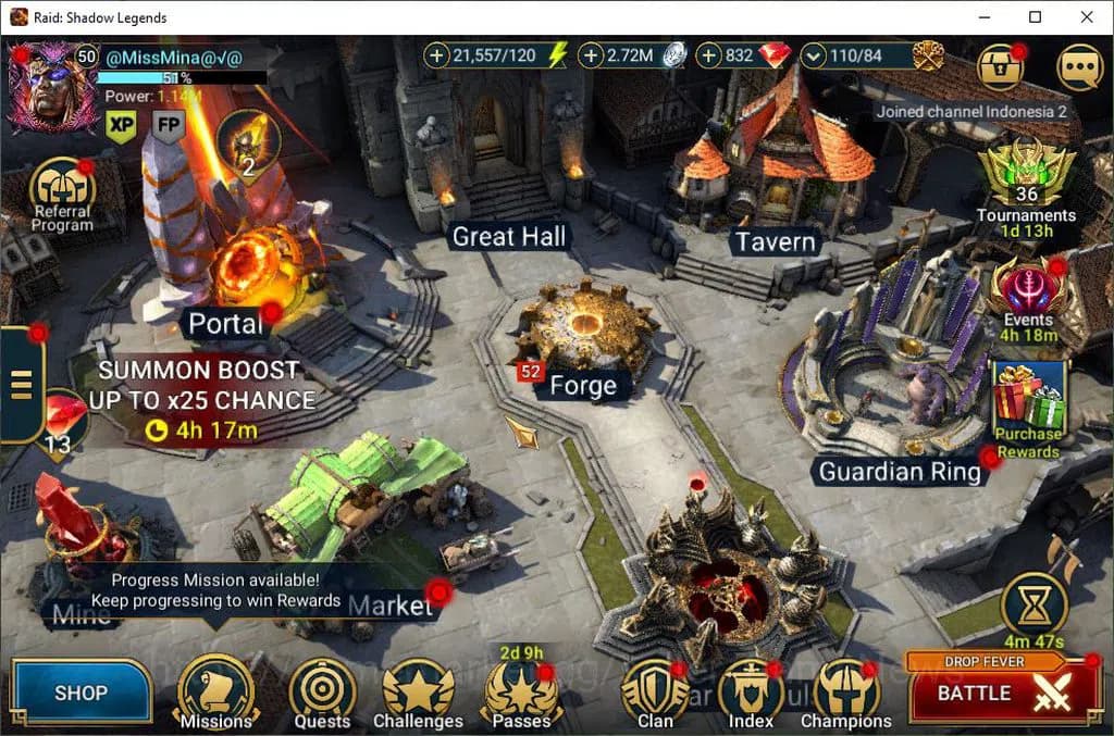 Raid: Shadow Legends Accounts Lv50 1,1M Power|1 Mythic(Blood M Mina)|25 Legend(N image 1