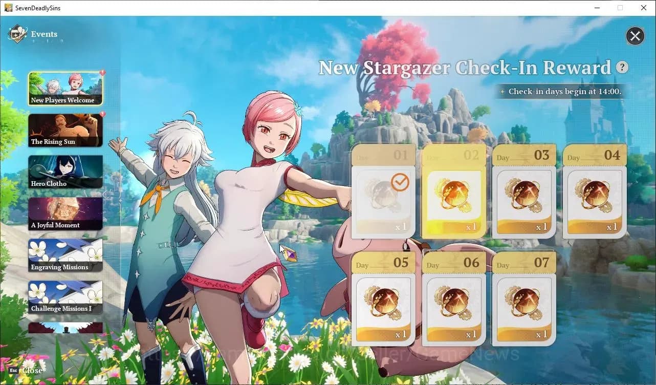 The Seven Deadly Sins: Origin Accounts NA WEST|Fresh Starter Lvl 2|2 SSR Clotho,Guila & 4 image 5