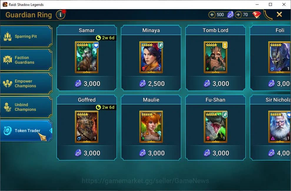 Raid: Shadow Legends Accounts Lv53 527K Power|21 Legendary(Xenomorph,Ninja,Alice image 13
