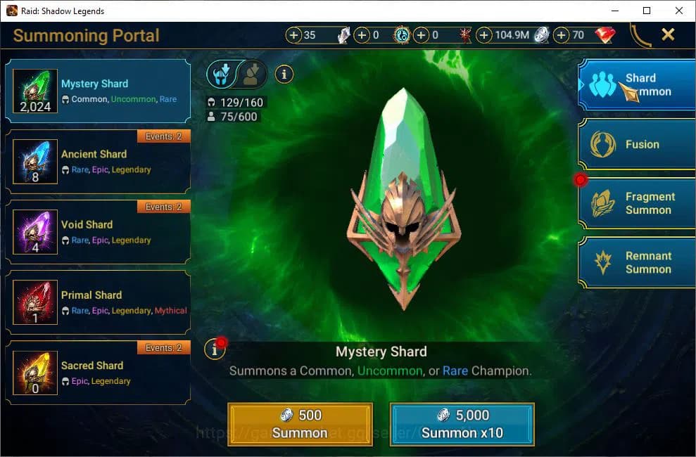 Raid: Shadow Legends Accounts Lv53 527K Power|21 Legendary(Xenomorph,Ninja,Alice image 18