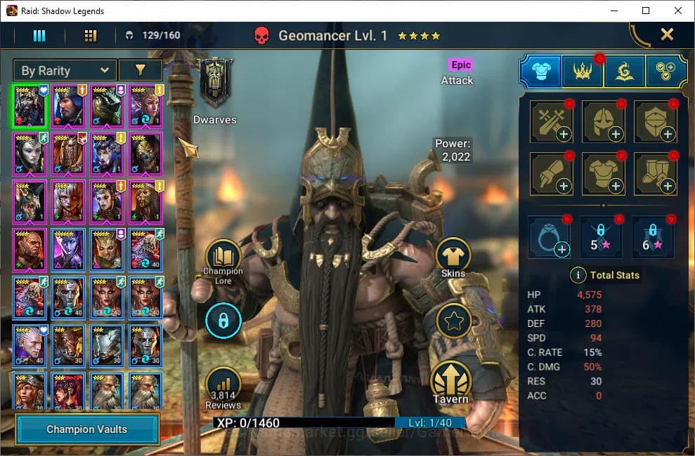 Raid: Shadow Legends Accounts Lv53 527K Power|21 Legendary(Xenomorph,Ninja,Alice image 4