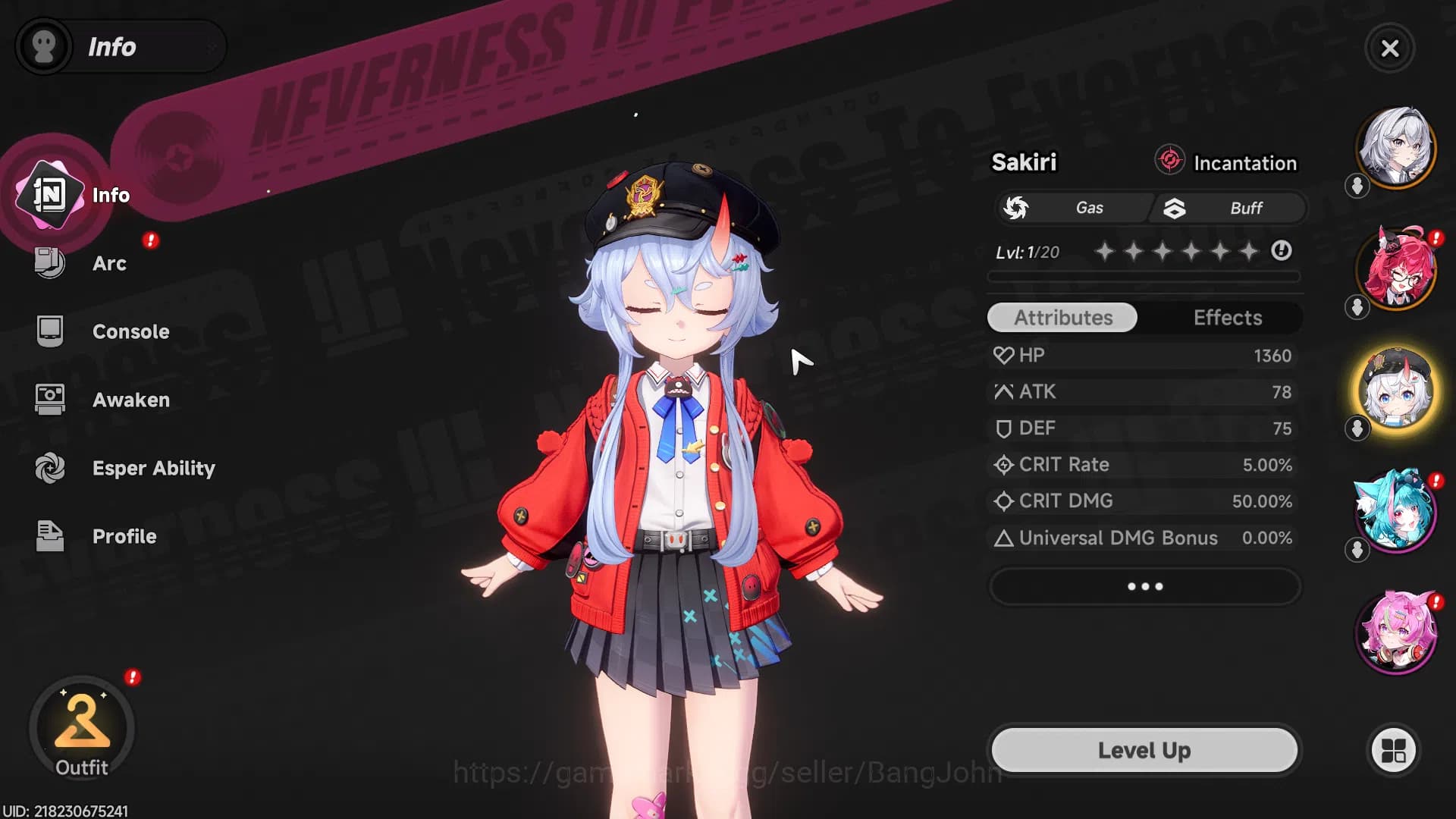 Neverness to Everness Accounts America | Starter Lv 3 | 2 S Char Nanally, Sakiri image 14