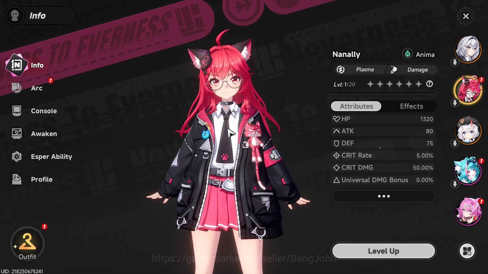 Neverness to Everness Accounts America | Starter Lv 3 | 2 S Char Nanally, Sakiri image 15