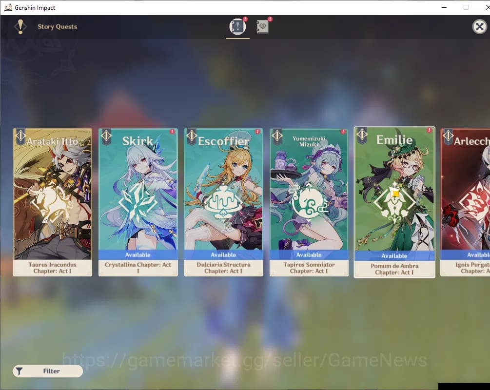 Genshin Impact Accounts ASIA|AR 55|2Limited+2(*5Wep)|WandererC3+Sign,Furin image 12
