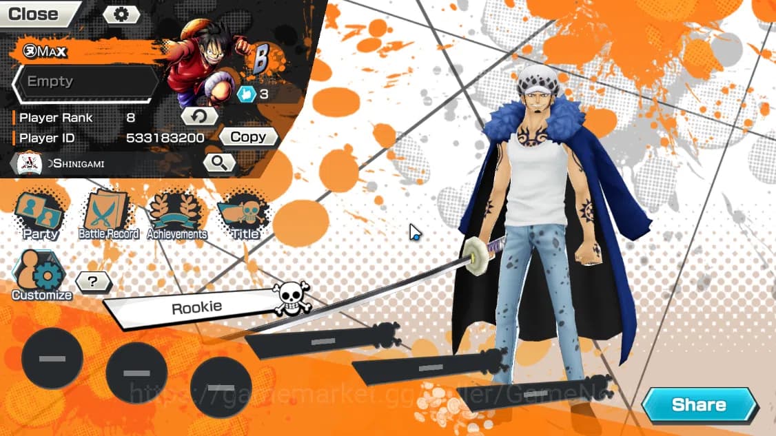 One Piece Bounty Rush Accounts Global|2EX|Great Pirate Edward Newgate,Winner Isla image 2