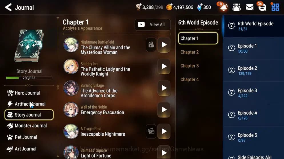 Epic Seven Accounts GLOBAL UNVERIF|NewEra|10 ML(Salome,LOT Scales,RO L image 19